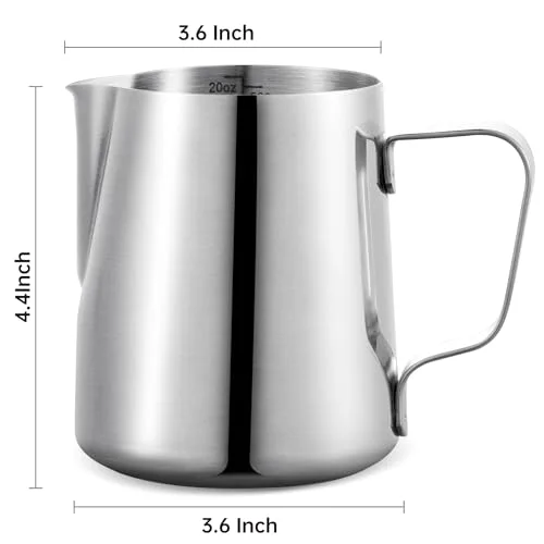 Milk Frothing Pitcher, 20 oz view 2
