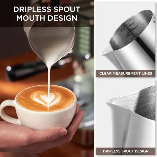Milk Frothing Pitcher, 20 oz view 5
